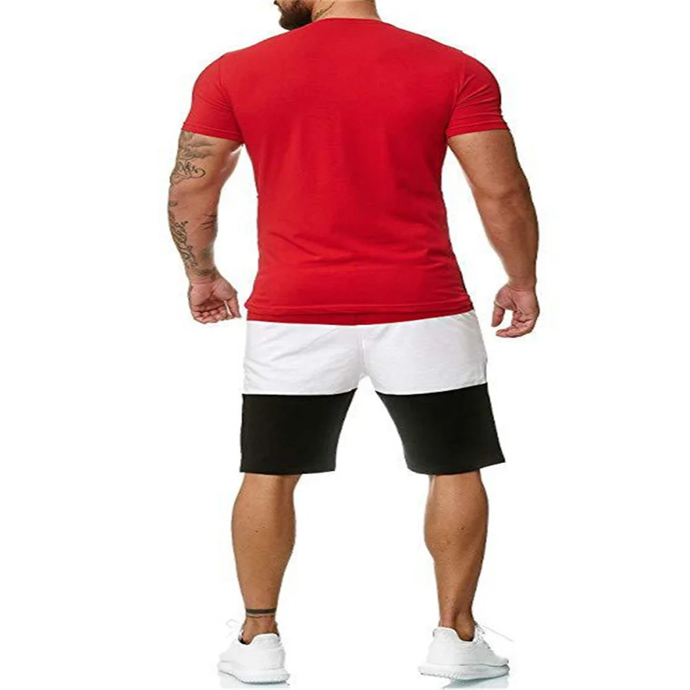 Men's Casual Wear Summer Shorts Suit Short Sleeve Shirt Suit Men's Sports Fitness Breathable Sweat Absorb Color Suit Men's 
Men's Casual Wear Summer Shorts Suit Short Sleeve Shirt Suit Men's Sports Fitness Breathable Sweat Absorb Color Suit Men's