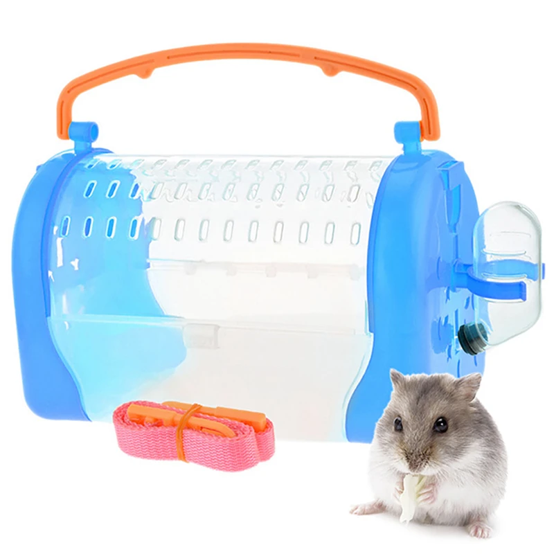 Portable Small Animal Carrier Breathable Travel Cage With Bottle And Feeder For Pets Rat Hamster Hedgehog Chinchilla
Portable Small Animal Carrier Breathable Travel Cage With Bottle And Feeder For Pets Rat Hamster Hedgehog Chinchilla