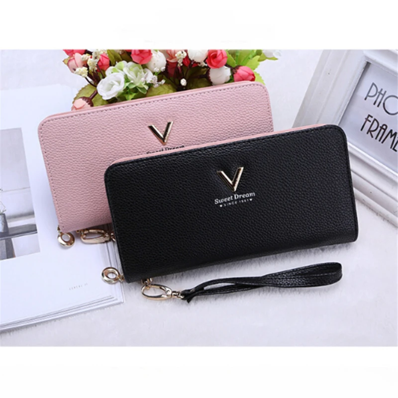 Leather Women Wallets Woman Envelope Wallet Money Cards ID Holder Bags Purses Pocket Zipper Coin Purse Hasp Lady Moneybags 
Leather Women Wallets Woman Envelope Wallet Money Cards ID Holder Bags Purses Pocket Zipper Coin Purse Hasp Lady Moneybags