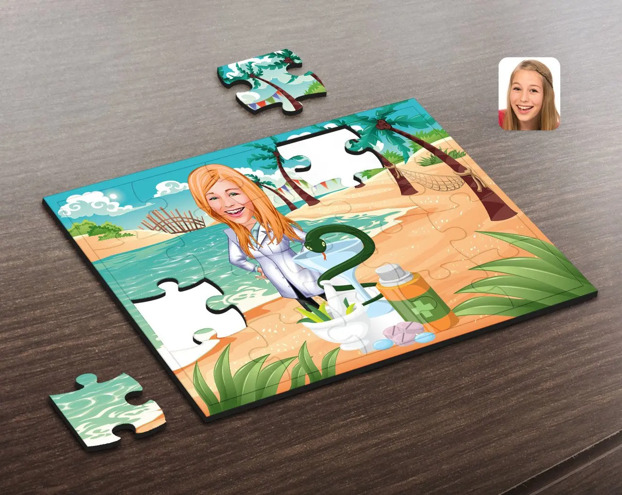 Personalized Female Pharmacist Caricature Of Wooden Puzzle-2 Reliable Gift Special Design Good Quality Surprise Play Dear Pleasant intelligence
Personalized Female Pharmacist Caricature Of Wooden Puzzle-2 Reliable Gift Special Design Good Quality Surprise Play Dear Pleasant intelligence
