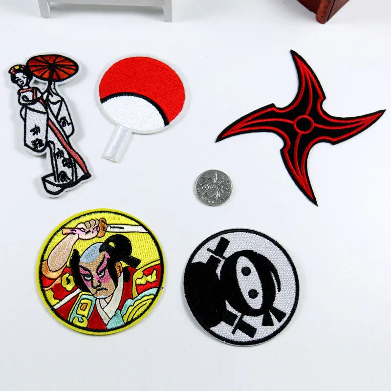 Ниндзя вышивка ткань патч японский самурай мультфильм аниме гейши Женщина вышитая аппликация термо-Стикеры для одежды Швейные принадлежно... 
Ниндзя вышивка ткань патч японский самурай мультфильм аниме гейши Женщина вышитая аппликация термо-Стикеры для одежды Швейные принадлежно...