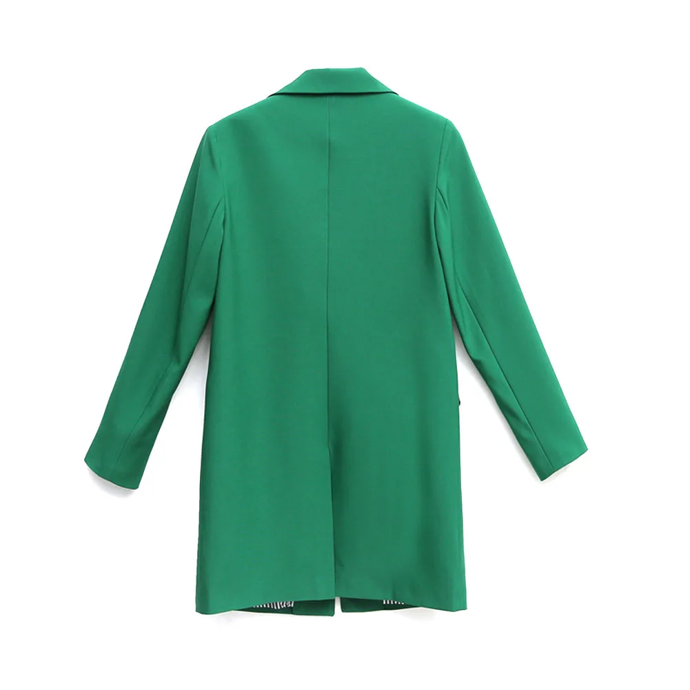 Meihuida Autumn Women Single One Button Slim Long Blazer Jacket Gray/Green/Black 3XL Plus Size Office Lady Elegant Blazer
Meihuida Autumn Women Single One Button Slim Long Blazer Jacket Gray/Green/Black 3XL Plus Size Office Lady Elegant Blazer