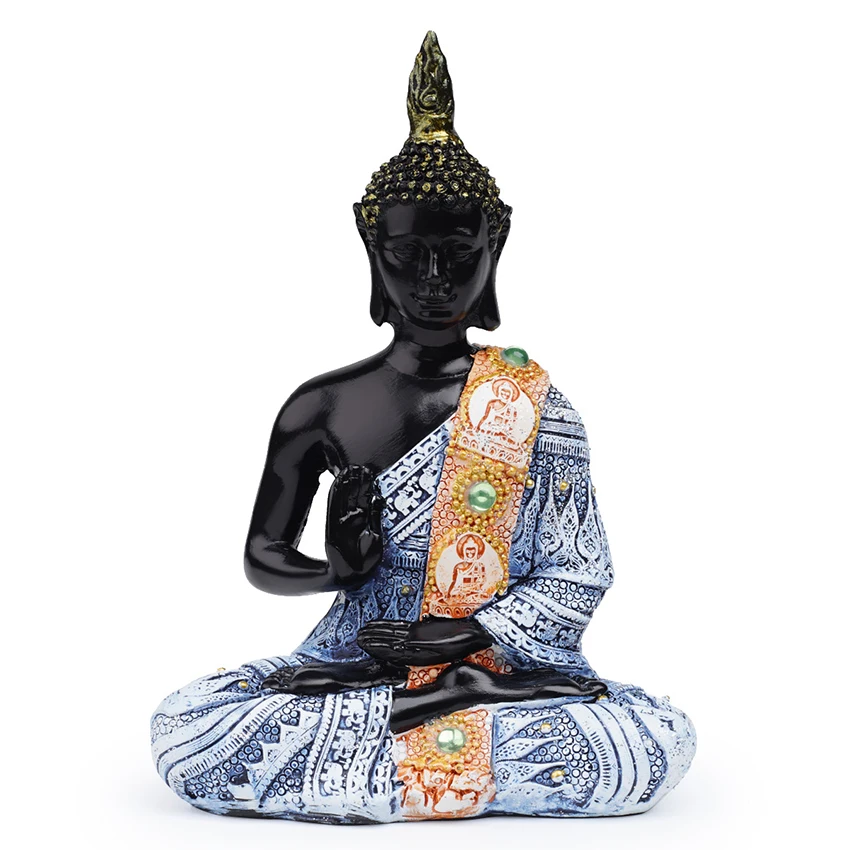 Thai Sitting Buddha Statue for Home Decoration, Antique Meditative Buddah Statues, Meditation Mini Buddha Figurine, Black Blue
Thai Sitting Buddha Statue for Home Decoration, Antique Meditative Buddah Statues, Meditation Mini Buddha Figurine, Black Blue