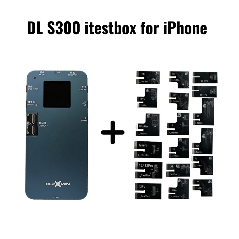 

DLZXWIN DL S300 iTestBox 21in1 LCD Screen Tester Machine For iPhone 6g Upto 13