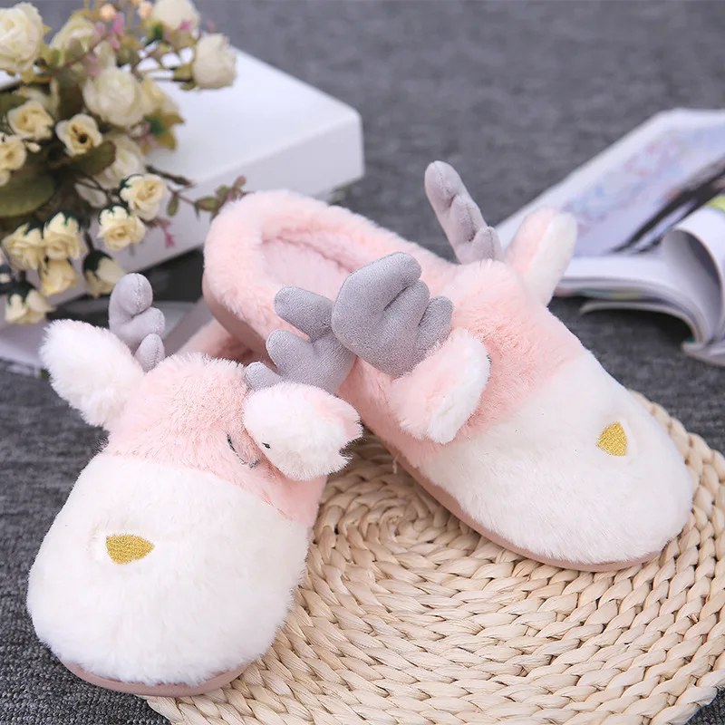 Christmas Deer Autumn And Winter Home Shoes Thickened Warmth Ladies Confinement Shoes Non-slip Thick Bottom Home Cotton Slippers
Christmas Deer Autumn And Winter Home Shoes Thickened Warmth Ladies Confinement Shoes Non-slip Thick Bottom Home Cotton Slippers