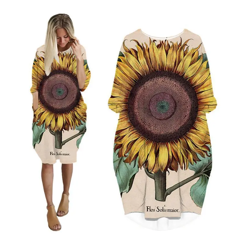 LIASOSO Maxi Dresses for Women 2021 Plant Sunflower 3D Print Fashion Dresses Women Funny Harajuku Long-sleeve Woman Dress
LIASOSO Maxi Dresses for Women 2021 Plant Sunflower 3D Print Fashion Dresses Women Funny Harajuku Long-sleeve Woman Dress
