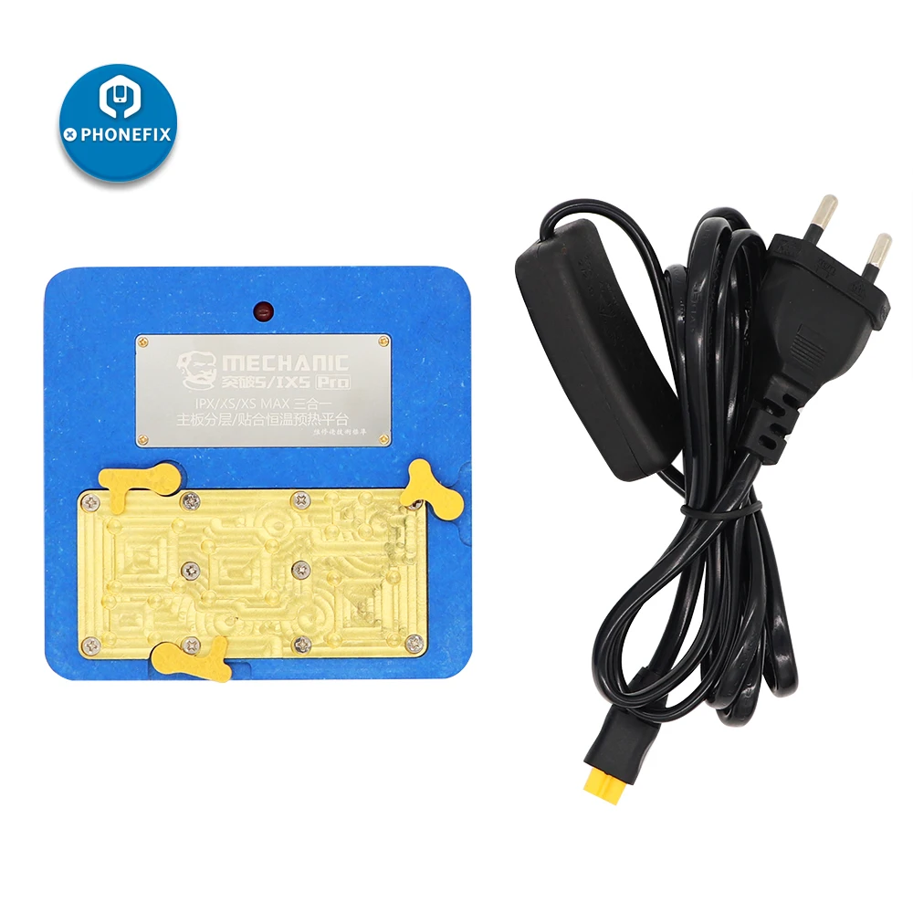 MECHANIC IX5 for iPhone X XS XSMAX Motherboard Upper Lower Layer Laminated Constant Temperature Heating Table Desoldering Tools
MECHANIC IX5 for iPhone X XS XSMAX Motherboard Upper Lower Layer Laminated Constant Temperature Heating Table Desoldering Tools
