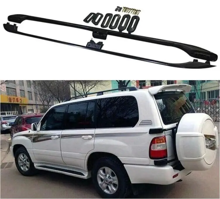 Высококачественные багажники на крышу для Toyota Land Cruiser LC100 FJ100 4500 4700 1998-2007 верхний