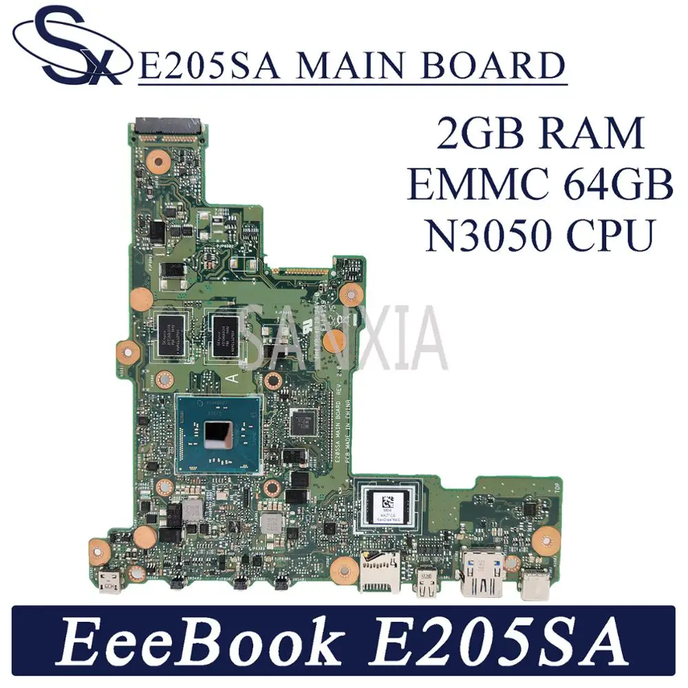 Материнская плата KEFU E205SA для ноутбука ASUS EeeBook E205SA, оригинальная материнская плата 2 Гб ОЗУ, телефон 
Материнская плата KEFU E205SA для ноутбука ASUS EeeBook E205SA, оригинальная материнская плата 2 Гб ОЗУ, телефон