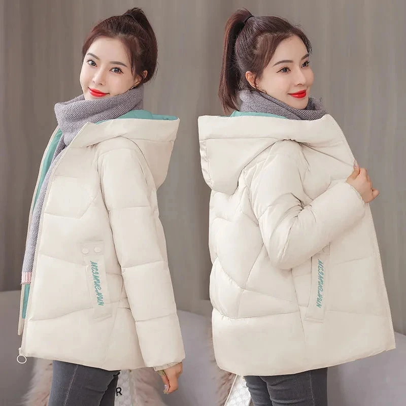 New Woman Winter Cotton Padded Jacket Hooded Parkas Fashion Puffer Coats Short Warm Down Cotton Jacket Casual Student Outwear
New Woman Winter Cotton Padded Jacket Hooded Parkas Fashion Puffer Coats Short Warm Down Cotton Jacket Casual Student Outwear