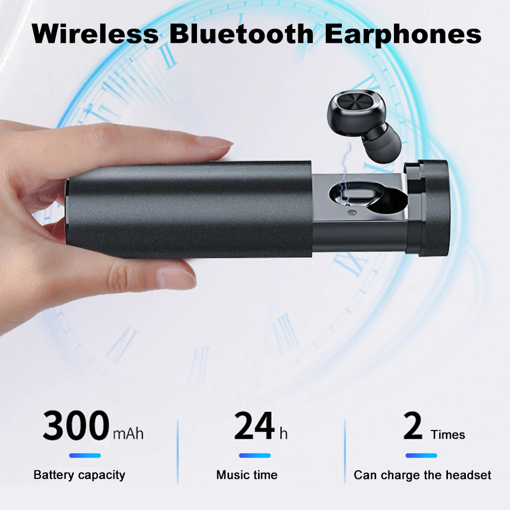 B9 Space Capsule Bluetooth Earphone In-Ear Earbuds 8D HiFi Stereo Sport Earphones Noise Cancel Digital Wireless Headphones
B9 Space Capsule Bluetooth Earphone In-Ear Earbuds 8D HiFi Stereo Sport Earphones Noise Cancel Digital Wireless Headphones
