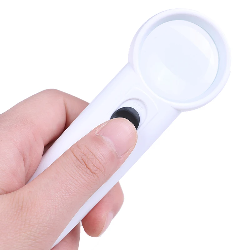 Handheld Glass Loupe 15X Magnifier Magnifying Glass 37MM Lens Portable Pocket Tool Professional With 2 LED Light Good Quality
Handheld Glass Loupe 15X Magnifier Magnifying Glass 37MM Lens Portable Pocket Tool Professional With 2 LED Light Good Quality