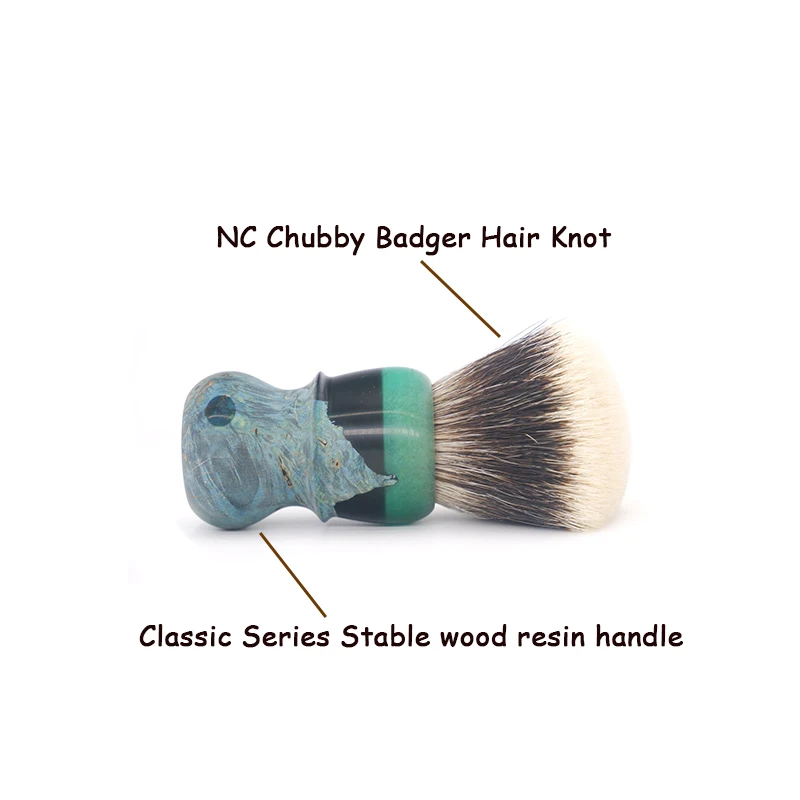 Boti Beard Brush-Green Stable Wooden Handle with NC Chubby Fan Shape Badger Hair Knot High Quality Men's Shaving Brush Tools Kit
Boti Beard Brush-Green Stable Wooden Handle with NC Chubby Fan Shape Badger Hair Knot High Quality Men's Shaving Brush Tools Kit