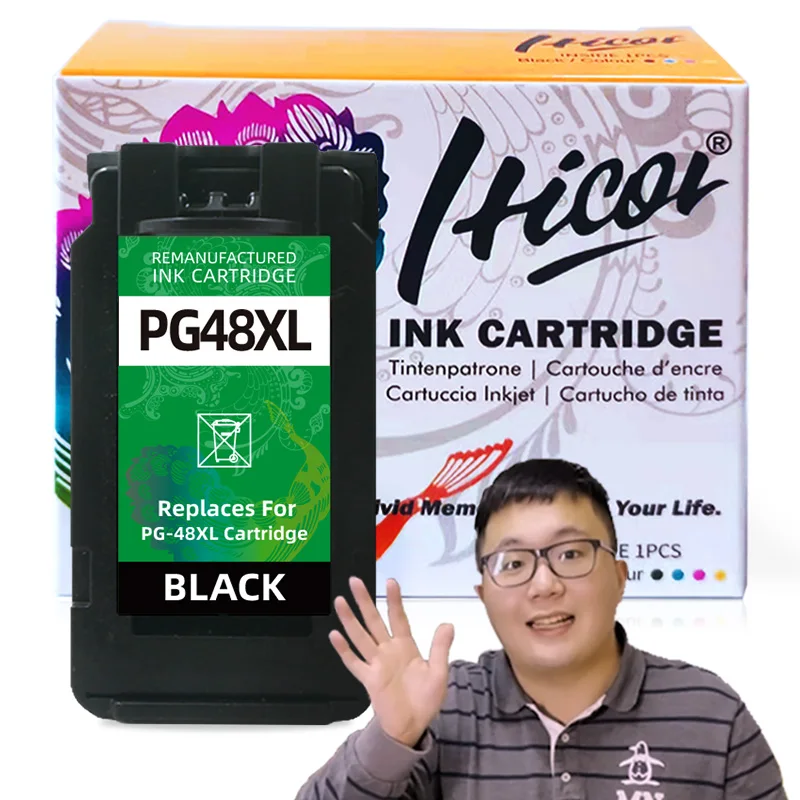 Hicor Remanufactured Ink Cartridges for Canon PG-48XL CL-58XL Compatible for E408 E488 E478 E468 E418 Printer
Hicor Remanufactured Ink Cartridges for Canon PG-48XL CL-58XL Compatible for E408 E488 E478 E468 E418 Printer