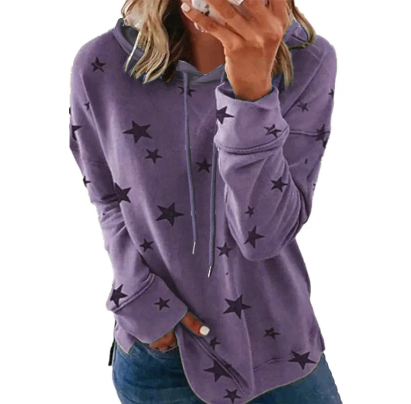 Ursuper 2021 Women's Clothing Top Autumn and Winter New XINGX Printed Loose Hooded Sweater for Women
Ursuper 2021 Women's Clothing Top Autumn and Winter New XINGX Printed Loose Hooded Sweater for Women