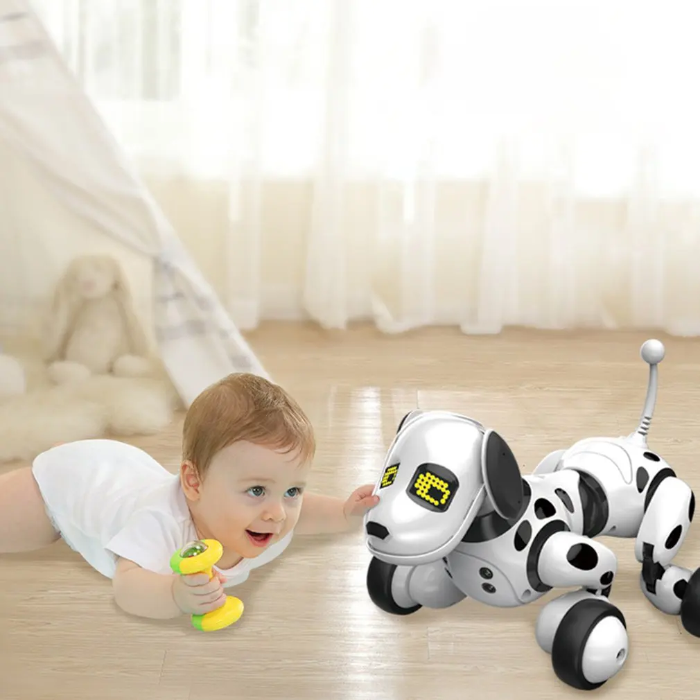 Electric remote control intelligent robot dog children's educational early childhood parent-child interactive toy Hot!
Electric remote control intelligent robot dog children's educational early childhood parent-child interactive toy Hot!
