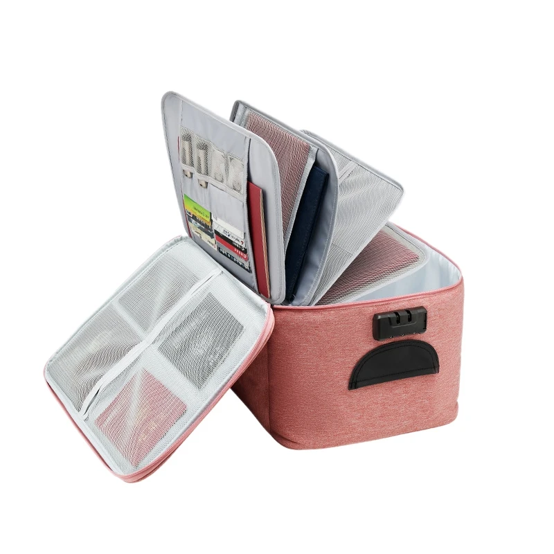 Large Capacity Document Storage Bag Box Waterproof Document Bag Organizer Papers Storage Pouch Travel File Bag-Pink
Large Capacity Document Storage Bag Box Waterproof Document Bag Organizer Papers Storage Pouch Travel File Bag-Pink
