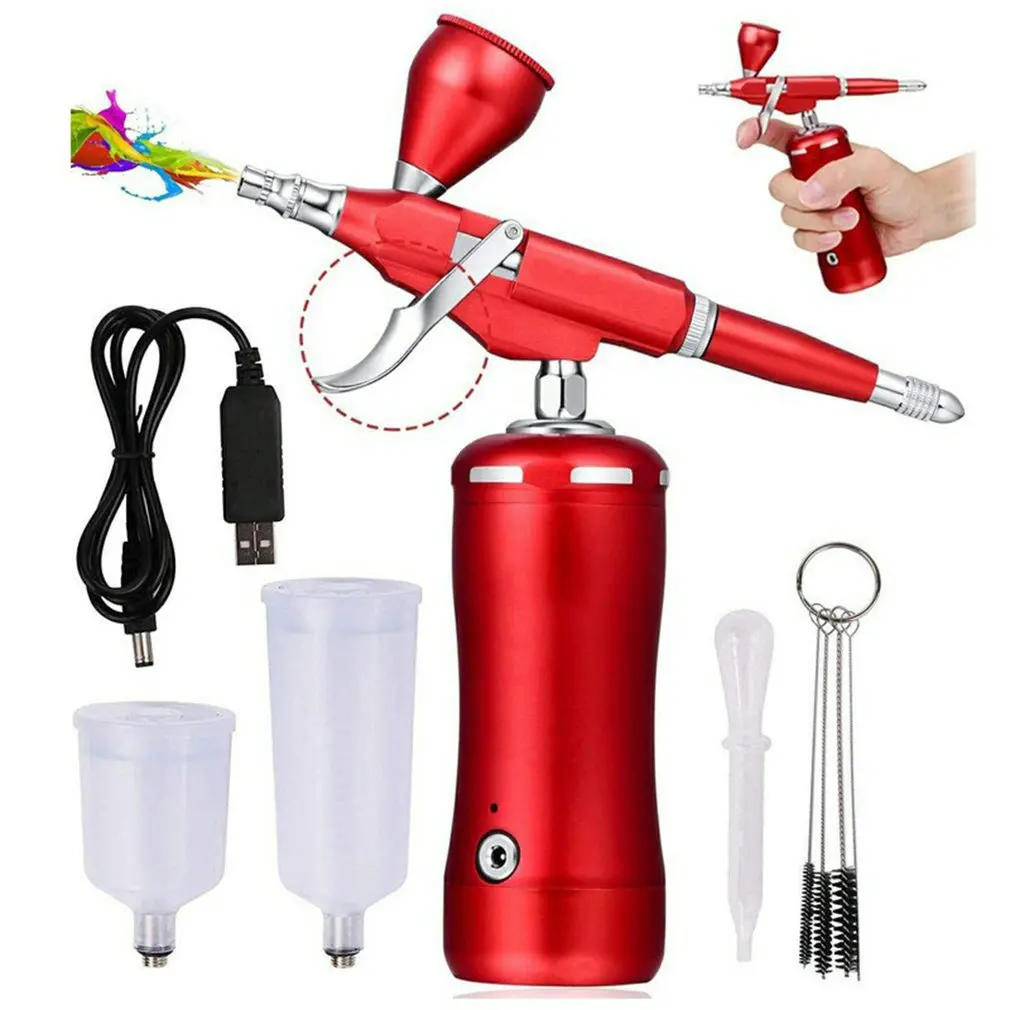 Easy Use Cordless Portable Airbrush Compressor Auto Start Stop Wireless Personal Air Brush Kit Ladys Gifts
Easy Use Cordless Portable Airbrush Compressor Auto Start Stop Wireless Personal Air Brush Kit Ladys Gifts