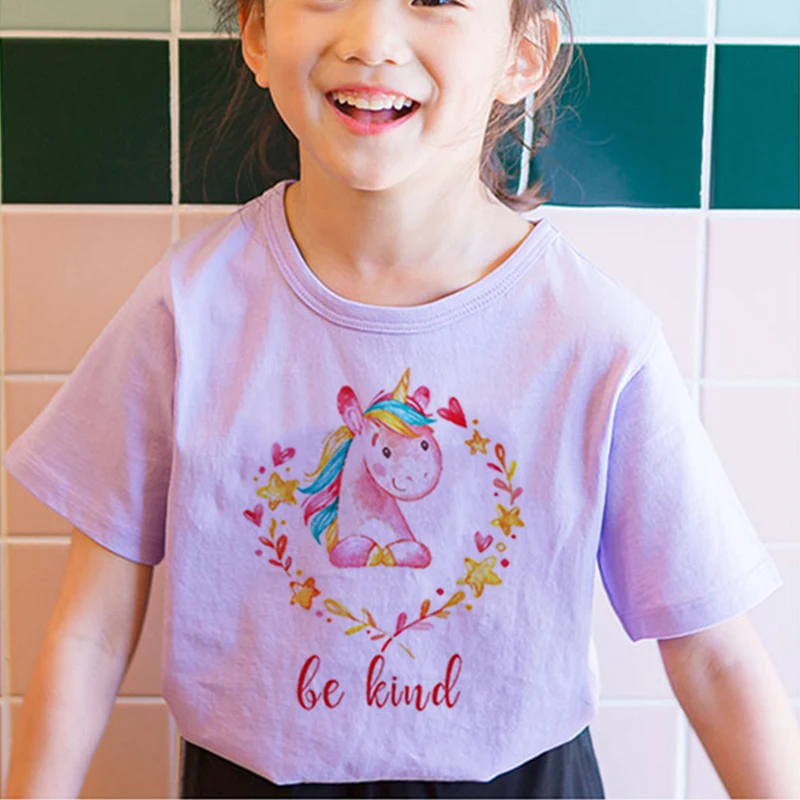 Unisex Purple Short Sleeve Clothes T-Shirts Children's Clothing Unicorn Cute Cartoon Boy And Girl Kid Top Crew Neck Anime
Unisex Purple Short Sleeve Clothes T-Shirts Children's Clothing Unicorn Cute Cartoon Boy And Girl Kid Top Crew Neck Anime