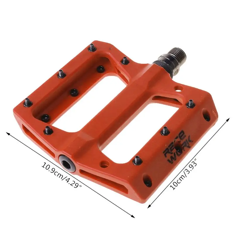 Pair MTB Mountain Bike Pedals Lightweight Nylon Fiber Bicycle Platform Anti-slip Multipurpose Pedals Sports Modification
Pair MTB Mountain Bike Pedals Lightweight Nylon Fiber Bicycle Platform Anti-slip Multipurpose Pedals Sports Modification