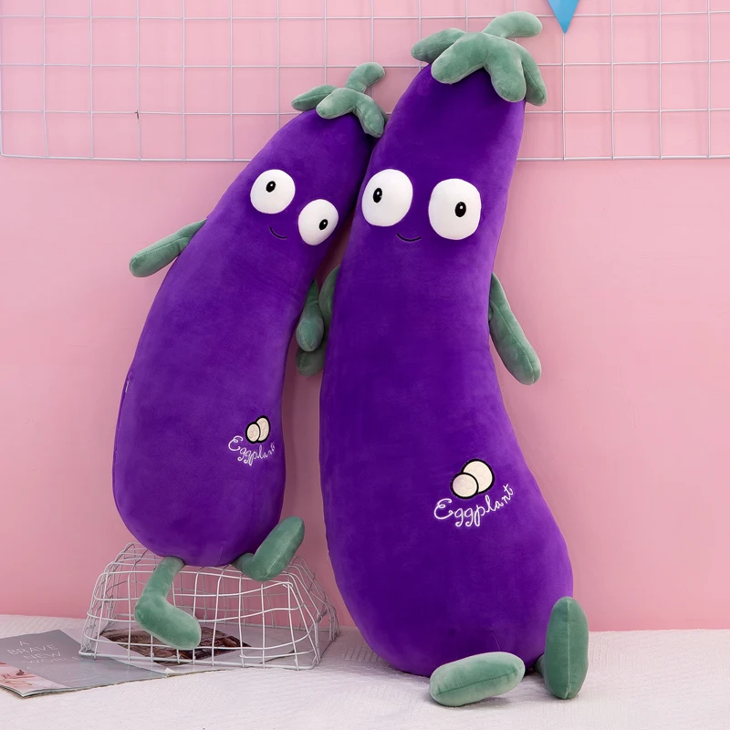 Simulation Purple Eggplant Plush Toy Soft Long Plush Pillow Kawaii Gift for Kids Children Girl Stuffe Vegetables Plush Pillow
Simulation Purple Eggplant Plush Toy Soft Long Plush Pillow Kawaii Gift for Kids Children Girl Stuffe Vegetables Plush Pillow
