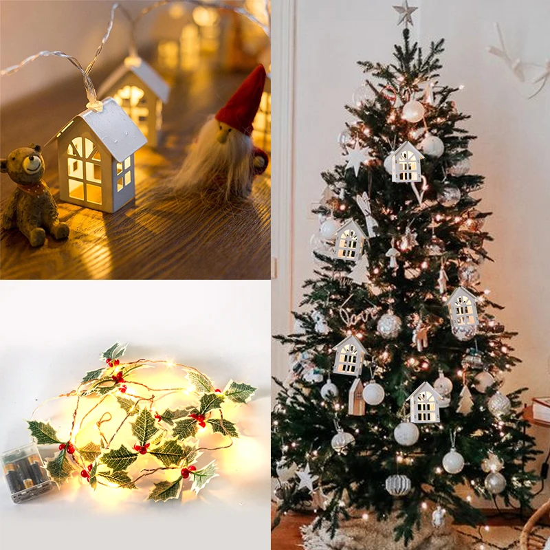 CYUAN Christmas Led Light House Light Strings Wedding Natal Garland New Year Hanging Decorations Home Festival Party Navidad
CYUAN Christmas Led Light House Light Strings Wedding Natal Garland New Year Hanging Decorations Home Festival Party Navidad