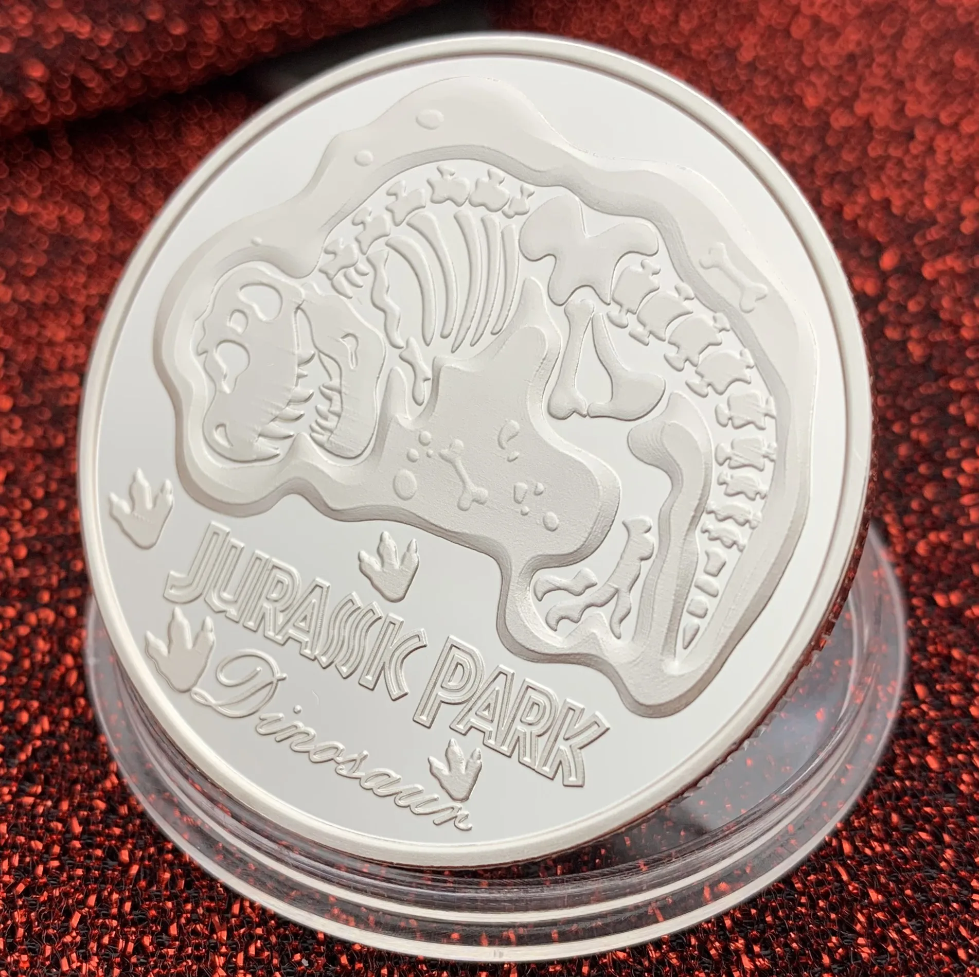 New Arrive Jurassic Park Dinosaur Silver Gold Plated Coin Commemorative Coins Collection Birthday Christmas Business Gifts
New Arrive Jurassic Park Dinosaur Silver Gold Plated Coin Commemorative Coins Collection Birthday Christmas Business Gifts