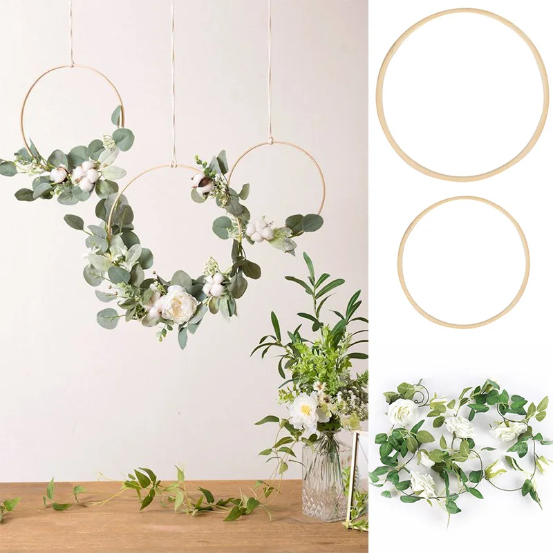 10-30cm Natural Rattan wreath rattan for weaving supplies artificial flower vine circle Bamboo circle DIY Wedding decoration
10-30cm Natural Rattan wreath rattan for weaving supplies artificial flower vine circle Bamboo circle DIY Wedding decoration