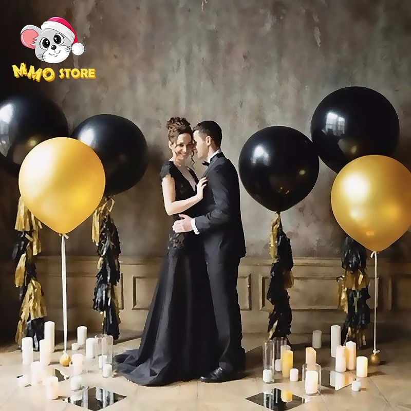 2pcs 36inch Gold Black Huge Round Metallic Balloons Wedding Decoration Giant Latex Balloons Birthday Party Kids Toy Big Balloon
2pcs 36inch Gold Black Huge Round Metallic Balloons Wedding Decoration Giant Latex Balloons Birthday Party Kids Toy Big Balloon