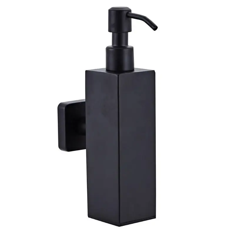 200ml Wall Mounted Bathroom Shower Soap and Lotion Dispenser Bottle Pump Stainless Steel Tower Shampoo Dispenser Black A0KE
200ml Wall Mounted Bathroom Shower Soap and Lotion Dispenser Bottle Pump Stainless Steel Tower Shampoo Dispenser Black A0KE