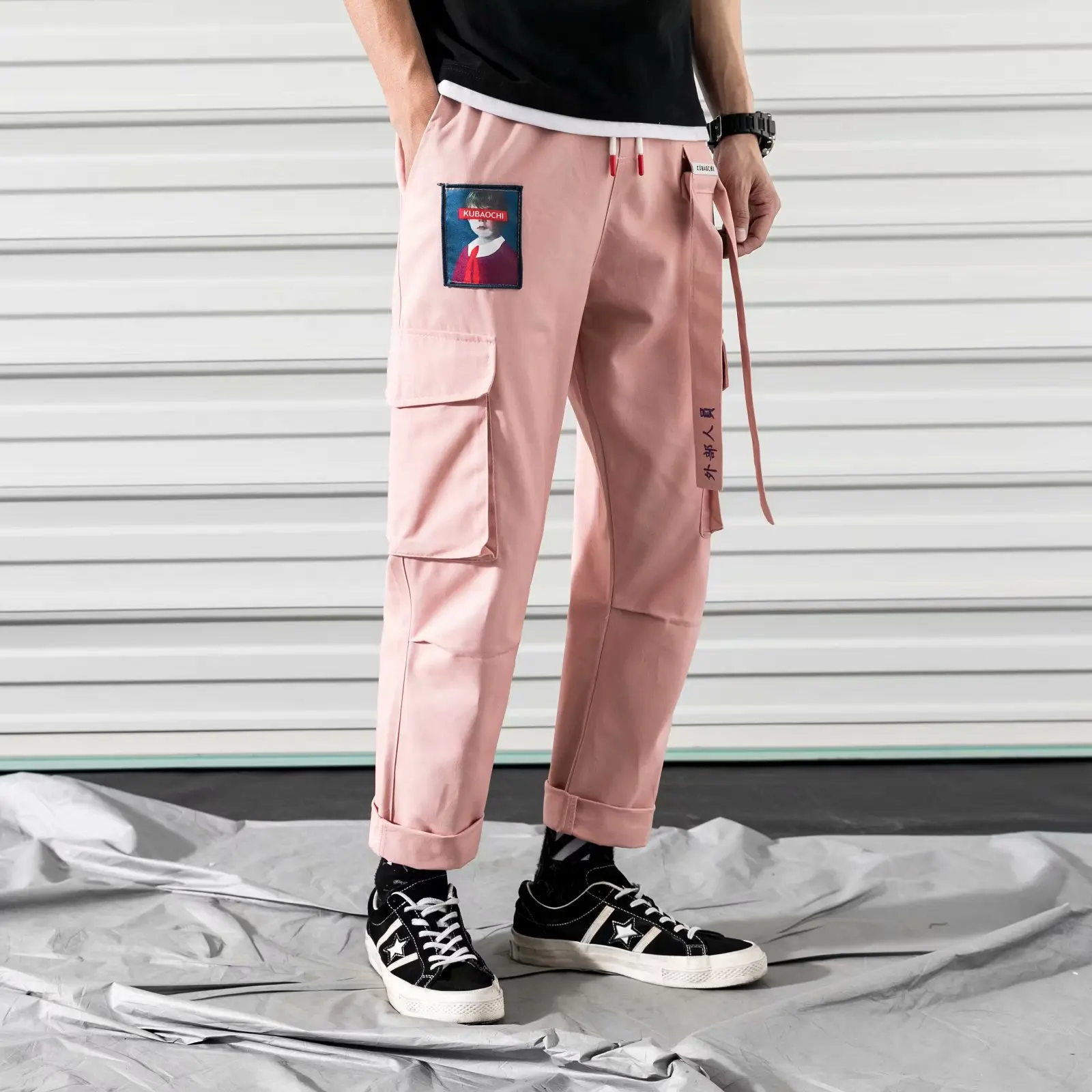 Overalls Men's Wide Leg Pants Loose Hip Hop Trend Pants Men's Ribbon Straight Pants Streetwear Men
Overalls Men's Wide Leg Pants Loose Hip Hop Trend Pants Men's Ribbon Straight Pants Streetwear Men