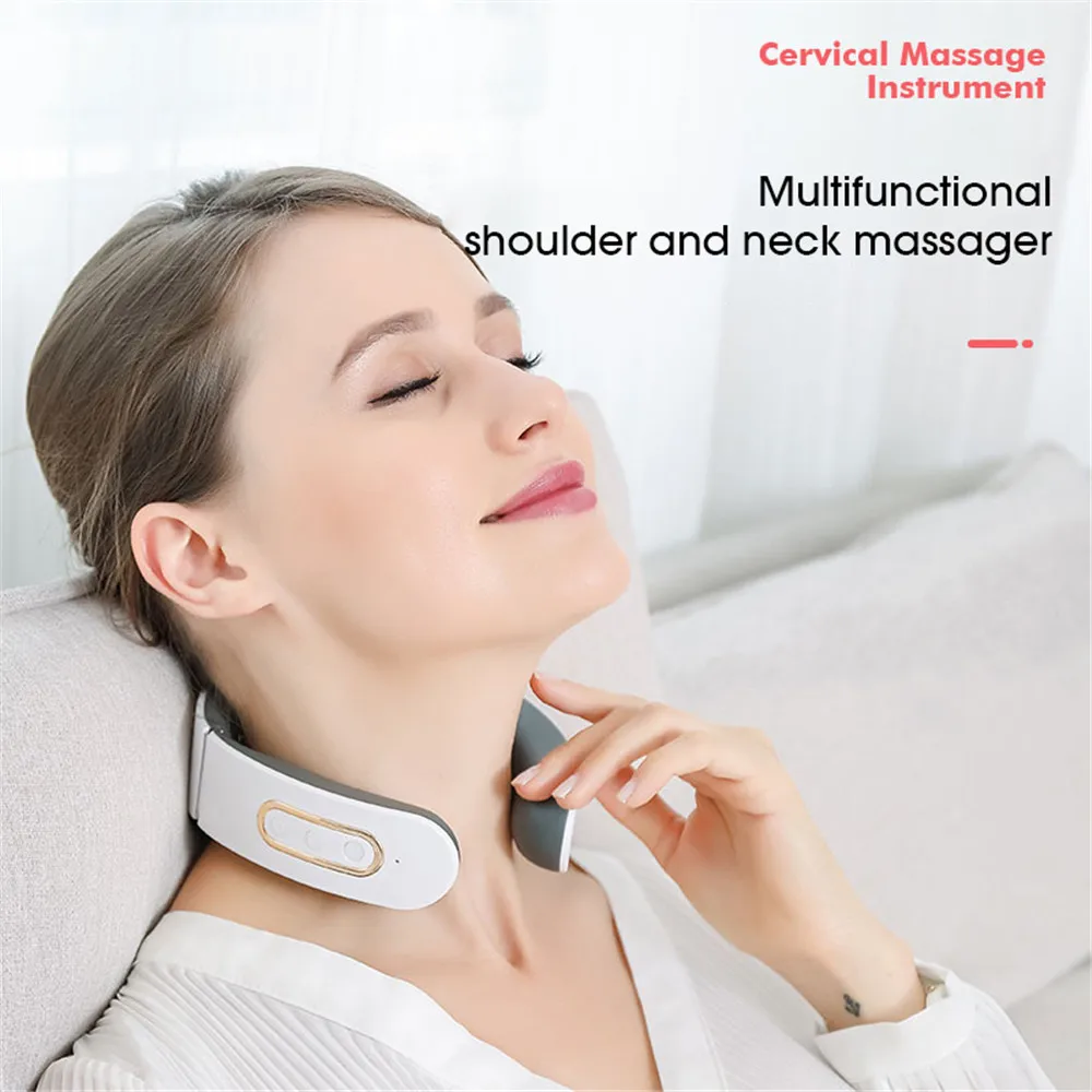 4D Smart Electric Neck and Back Pulse Massager 6 Mode Heat Cervical Vertebra Relax Pain Relief Kneading Massage Machine
4D Smart Electric Neck and Back Pulse Massager 6 Mode Heat Cervical Vertebra Relax Pain Relief Kneading Massage Machine