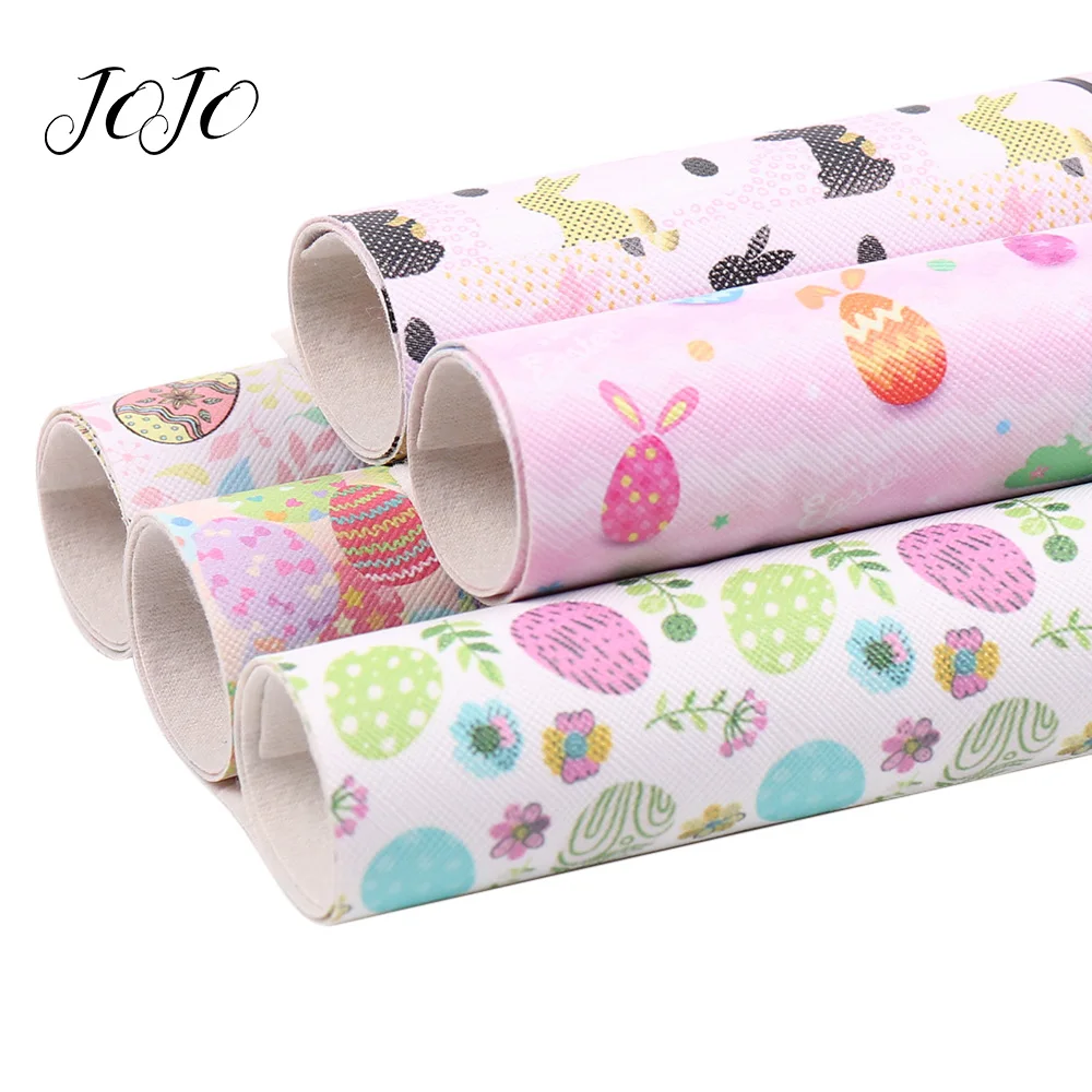 JOJO BOWS 22*30cm 1pc Easter Faux Synthetic Leather Sheet Easter Eggs Rabbit Leaves Printed Fabric Home Decoration DIY Hair Bows
JOJO BOWS 22*30cm 1pc Easter Faux Synthetic Leather Sheet Easter Eggs Rabbit Leaves Printed Fabric Home Decoration DIY Hair Bows