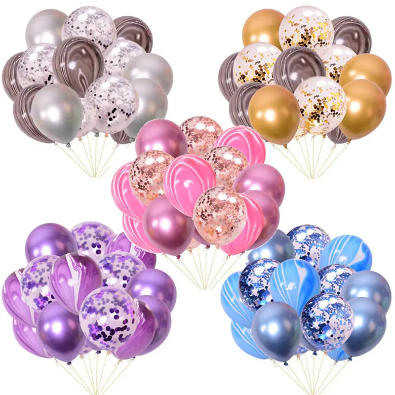 15pcs Confetti Balloon with Agate Balloons Metal Latex Balloon Birthday Party Wedding Decoration Graduation Party Decor
15pcs Confetti Balloon with Agate Balloons Metal Latex Balloon Birthday Party Wedding Decoration Graduation Party Decor