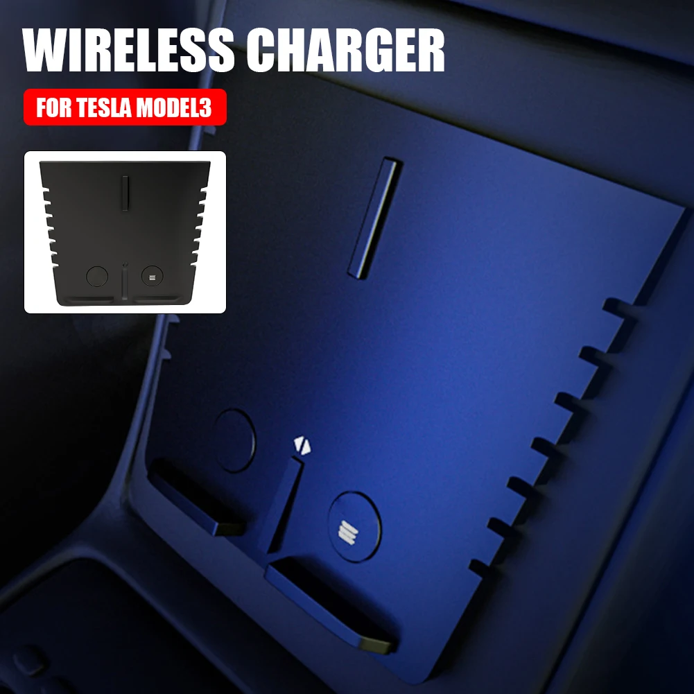 Fast Wireless Charger Car Charging Pad Dual USB Charger 10W Charging Center Console Charging Pad for 2017-2020 Tesla Model 3
Fast Wireless Charger Car Charging Pad Dual USB Charger 10W Charging Center Console Charging Pad for 2017-2020 Tesla Model 3
