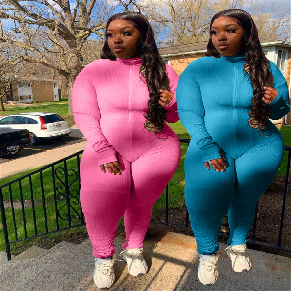 Lt6016 wish hot sale in Europe America autumn and winter fashion tight solid color Jumpsuit women's large spot wholesale
Lt6016 wish hot sale in Europe America autumn and winter fashion tight solid color Jumpsuit women's large spot wholesale