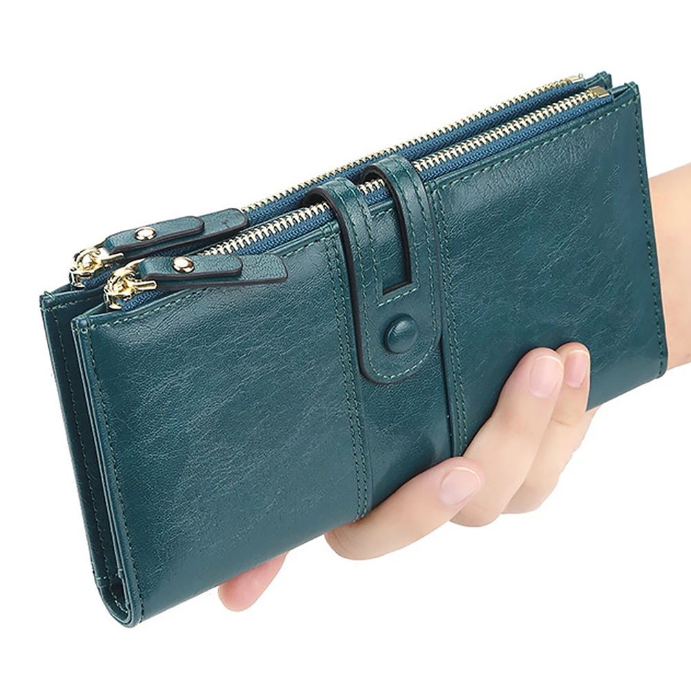 Fashion Gift Classic Solid Long Purse Bi Fold PU Leather Money Handbag Card Holder Zipper Cellphone Women Wallet Elegant
Fashion Gift Classic Solid Long Purse Bi Fold PU Leather Money Handbag Card Holder Zipper Cellphone Women Wallet Elegant