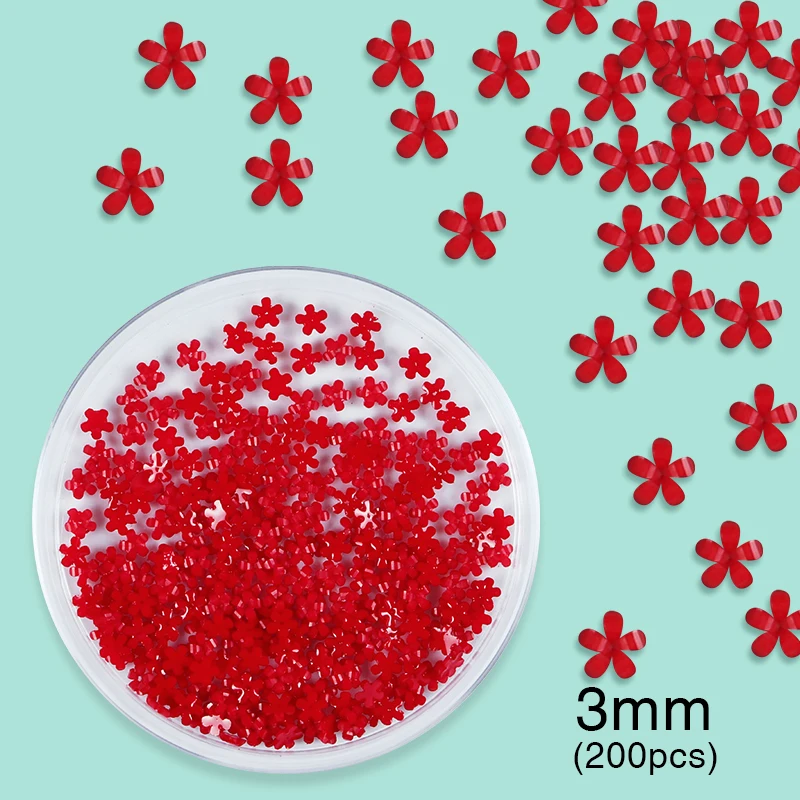 200Pcs Red Flowers Nail Art Jewelry Ornaments Acrylic Design Rhinestones Bead Pearl Decor DIY Nails Accesorios Manicure Parts
200Pcs Red Flowers Nail Art Jewelry Ornaments Acrylic Design Rhinestones Bead Pearl Decor DIY Nails Accesorios Manicure Parts