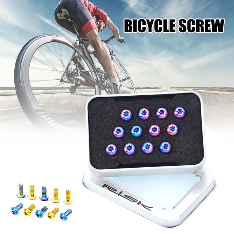Фиксированные винты для велосипедного тормозного диска 12 шт./кор. MTB из титанового сплава, красочные винты M5x10MM T25, комплекты винтов для крепл...
Фиксированные винты для велосипедного тормозного диска 12 шт./кор. MTB из титанового сплава, красочные винты M5x10MM T25, комплекты винтов для крепл...