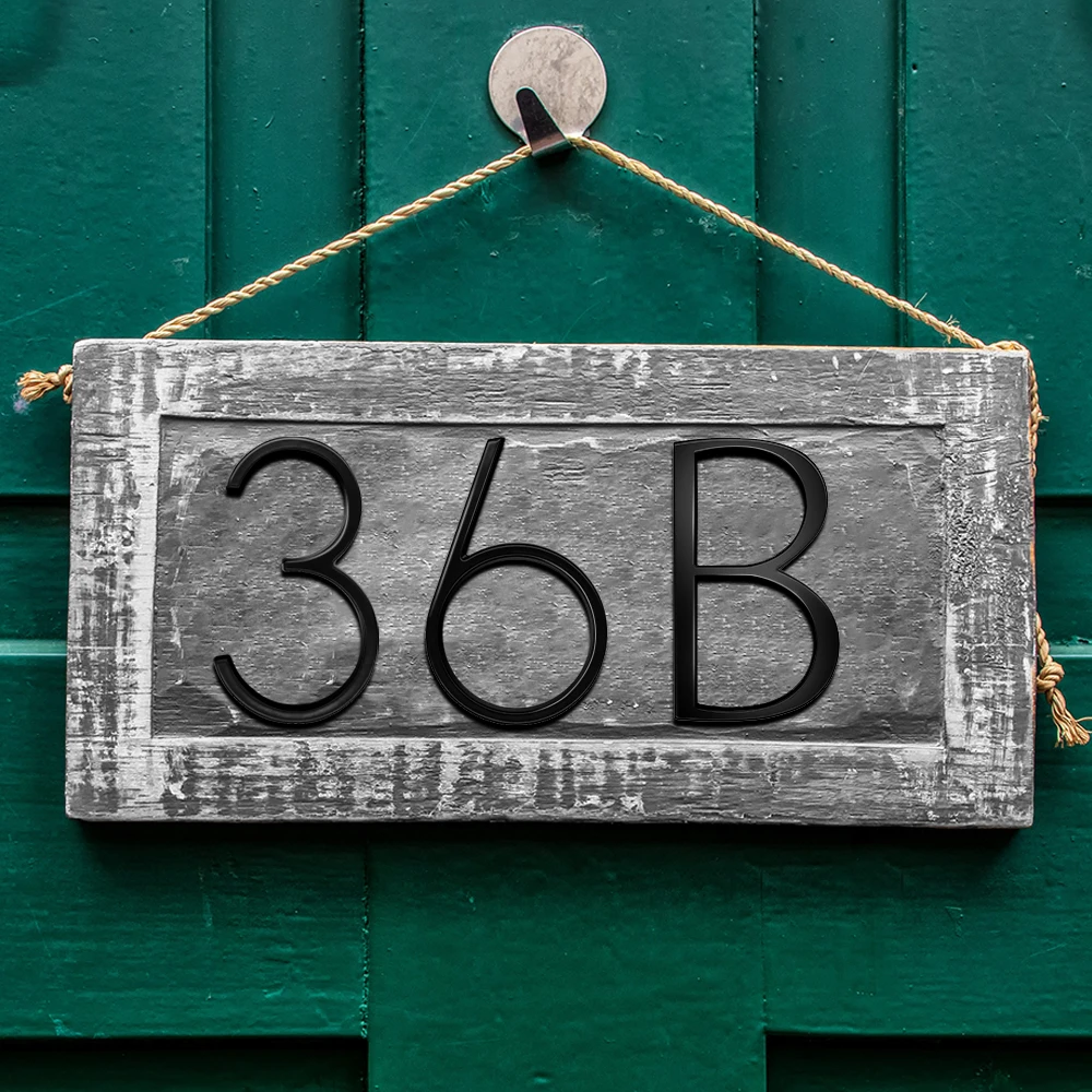 125mm House Numbers Address Home Door Outdoor Black Zinc Alloy 5 in. #0-9 Big Door Sign Plates
125mm House Numbers Address Home Door Outdoor Black Zinc Alloy 5 in. #0-9 Big Door Sign Plates