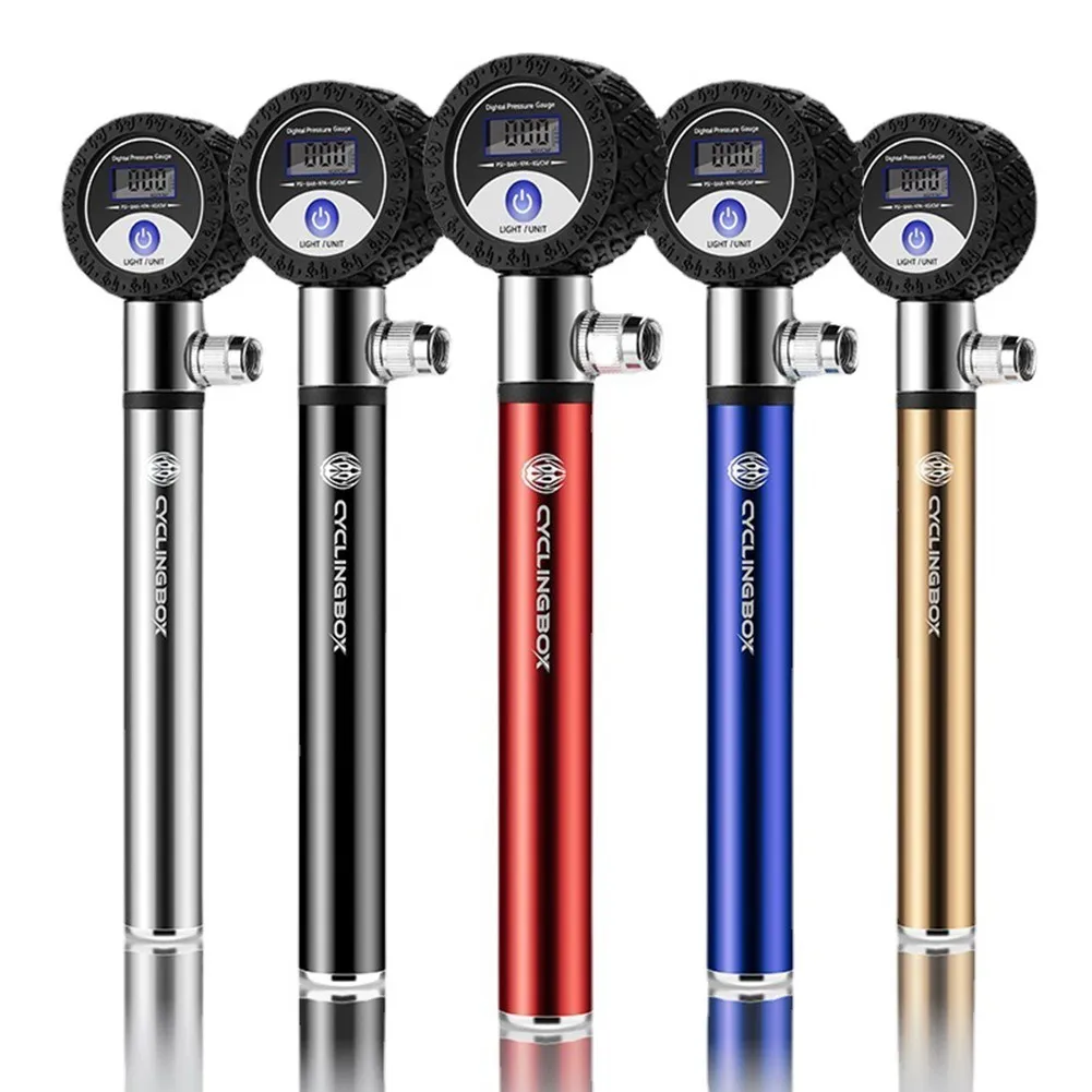 Portable Bike Pump Hand Pump Cycling Pump Ball Tire Inflator US Presta Valve 120 Psi With Pressure Gauge MTB Bicycle Pump
Portable Bike Pump Hand Pump Cycling Pump Ball Tire Inflator US Presta Valve 120 Psi With Pressure Gauge MTB Bicycle Pump