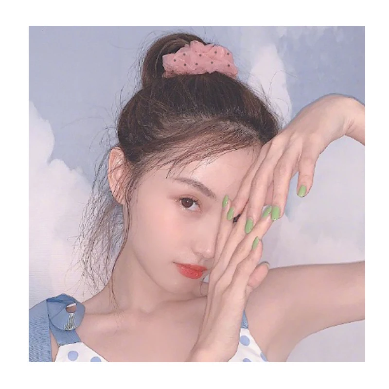 New Women Girls Colors Elegant Mesh Dots Elastic Hair Bands Ladies Sweet Soft Scrunchies Rubber Bands Female Hair Accessories
New Women Girls Colors Elegant Mesh Dots Elastic Hair Bands Ladies Sweet Soft Scrunchies Rubber Bands Female Hair Accessories