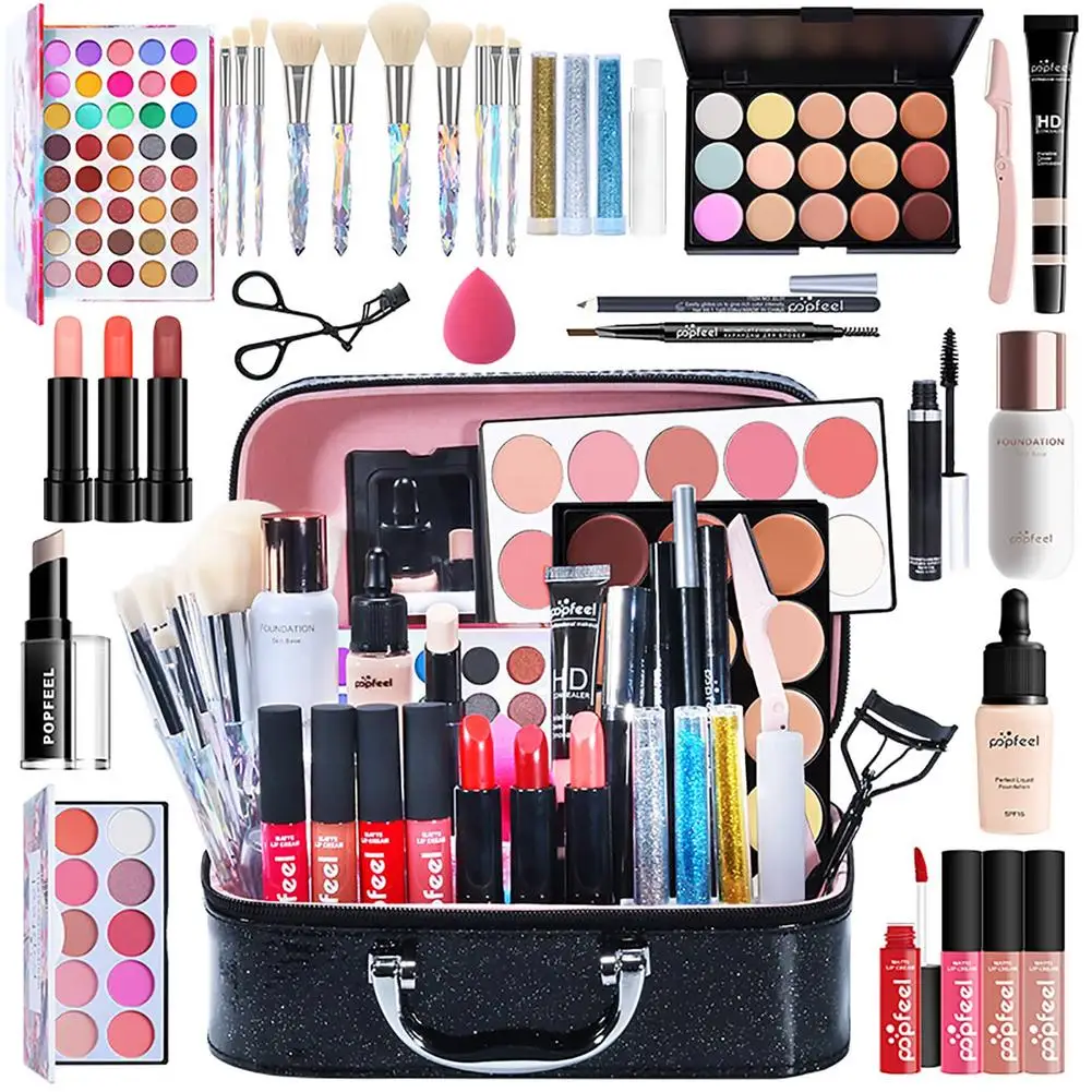 35PCS Primary Makeup Set Beginner Complete Makeup Kit Student Novice Full Set Beauty Cosmetic Kit Eyeshadow Palette Box Lipstick
35PCS Primary Makeup Set Beginner Complete Makeup Kit Student Novice Full Set Beauty Cosmetic Kit Eyeshadow Palette Box Lipstick