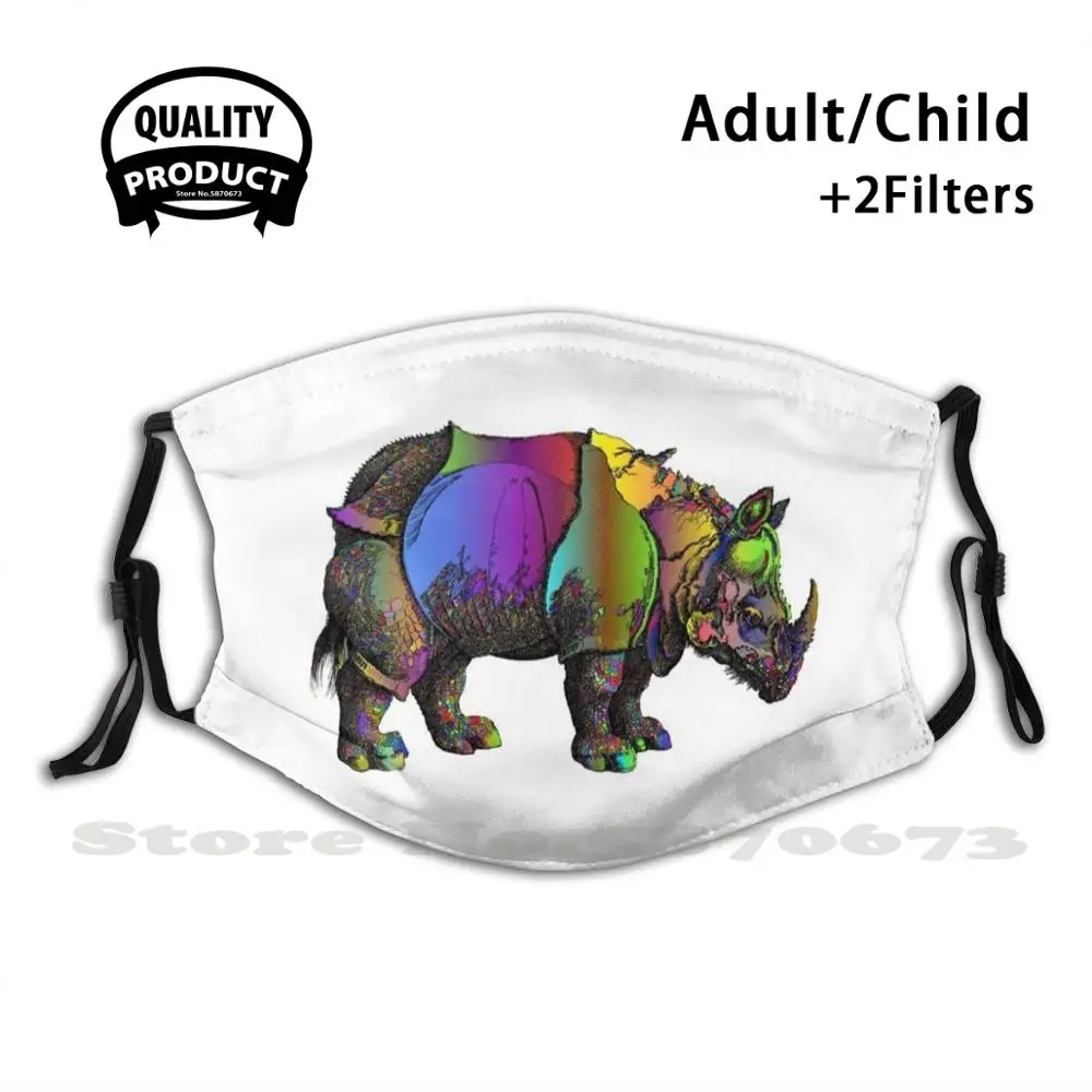 Multicolor Rhino Face Mask With Filter Multicolor Rainbow Rhino Darksun Abstract Colorful Horn Rhinos Rhinoceros Gray Pink
Multicolor Rhino Face Mask With Filter Multicolor Rainbow Rhino Darksun Abstract Colorful Horn Rhinos Rhinoceros Gray Pink