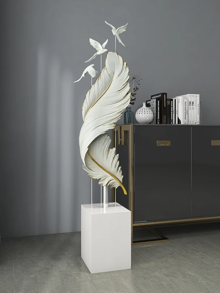 GY Nordic Living Room TV Cabinet Light Luxury Feather Floor Ornaments Large Hallway Office Home Ornament
GY Nordic Living Room TV Cabinet Light Luxury Feather Floor Ornaments Large Hallway Office Home Ornament