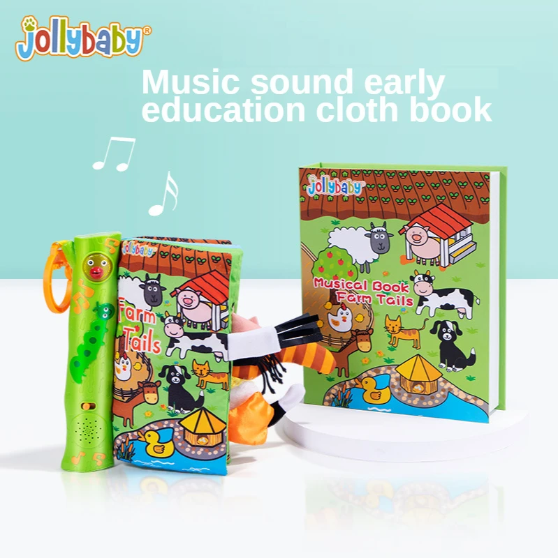Baby cloth Book Montessori Baby Toys Electronic music tail cloth book baby Enlightenment Educational Rattle Book Toy Toddler
Baby cloth Book Montessori Baby Toys Electronic music tail cloth book baby Enlightenment Educational Rattle Book Toy Toddler