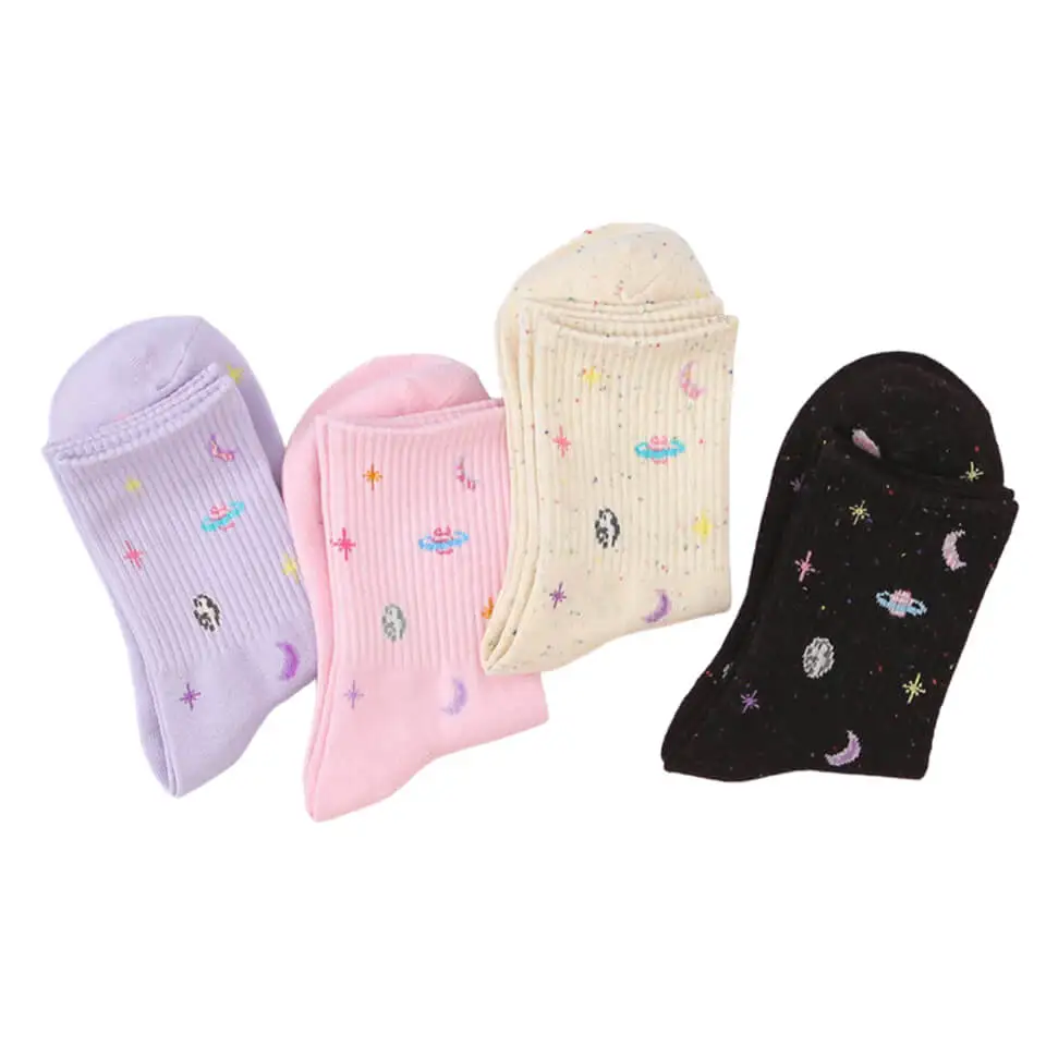 Women's Socks Planet Space Cartoon Cotton Tube Socks Harajuku Creative Moon Stars Funny Socks Women's Socks Womans Girls Socks
Women's Socks Planet Space Cartoon Cotton Tube Socks Harajuku Creative Moon Stars Funny Socks Women's Socks Womans Girls Socks