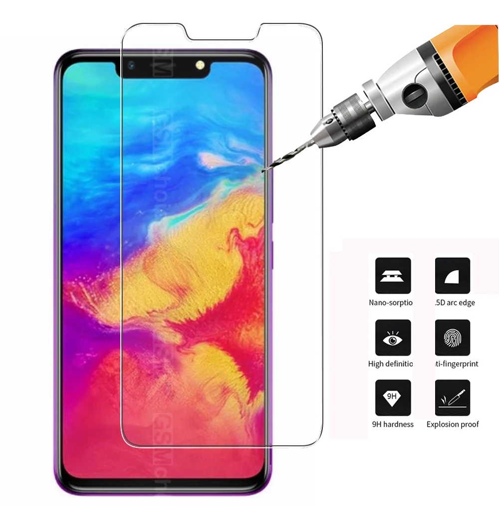 For Infinix Hot 7 Pro S4 Zero 6 Tempered Glass Screen Protector Filme Telephone Smart 2 HD 3 Plus 9H | Мобильные телефоны и