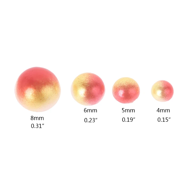 1050/3000/3750/7500pcs Gradient Imitation Pearls Half Round Flatback Pearl Beads DIY Material Art Crafts Scrapbook Jewelry QW
1050/3000/3750/7500pcs Gradient Imitation Pearls Half Round Flatback Pearl Beads DIY Material Art Crafts Scrapbook Jewelry QW