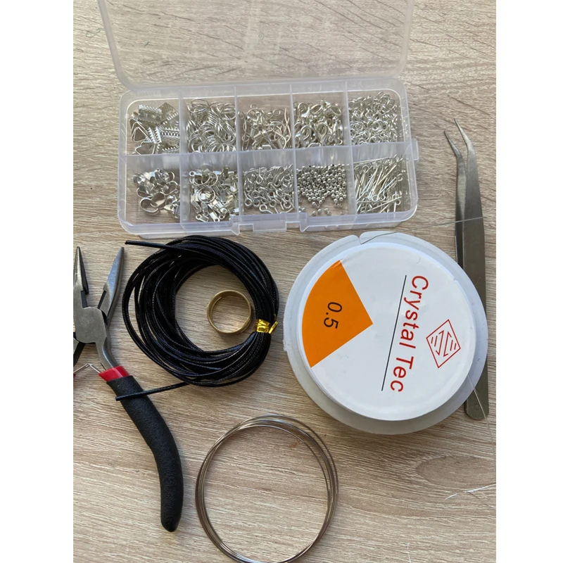 Jewelry Accessories Kit Set Jewelry Making Tool Set Open Jump Rings/Lobster Clasp/Earring Hooks Jewelry Supplies
Jewelry Accessories Kit Set Jewelry Making Tool Set Open Jump Rings/Lobster Clasp/Earring Hooks Jewelry Supplies